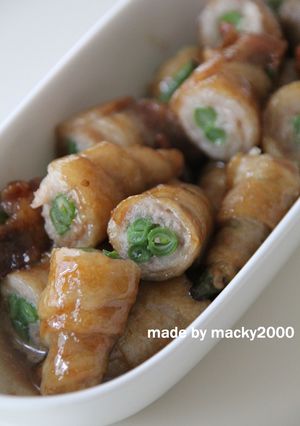 ウチのインゲンの肉巻き（和風照り焼き）-レシピのメイン写真