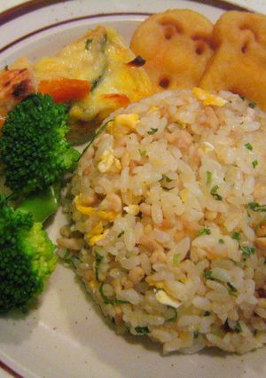 ☆ねぎと卵と鶏そぼろチャーハン☆-レシピのメイン写真