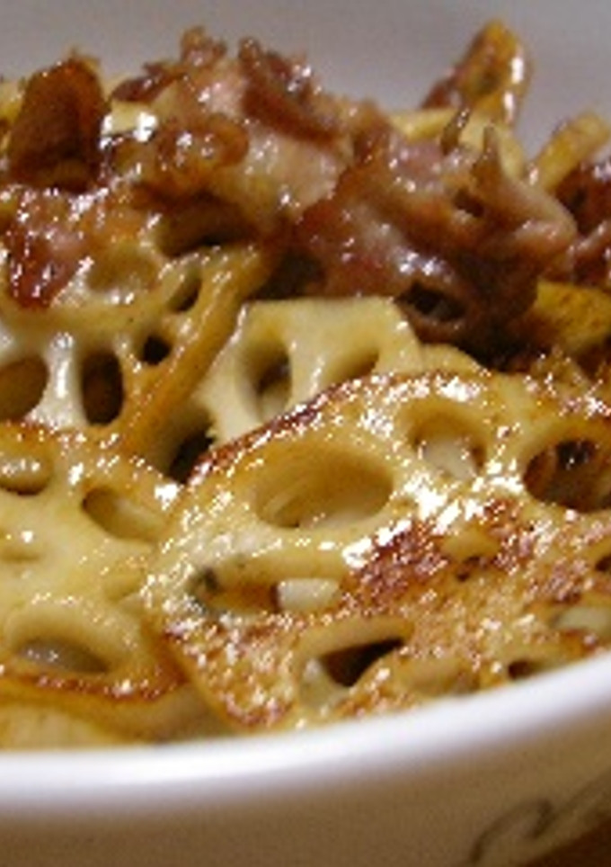 れんこんと豚肉の炒め煮-レシピのメイン写真