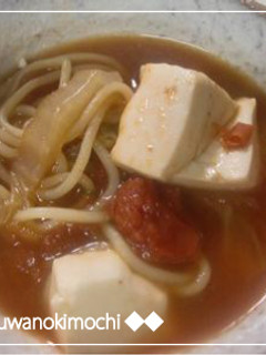 豆腐チゲ風☆煮込み焼きそば-レシピのメイン写真