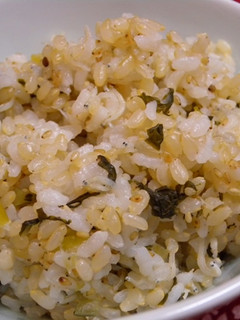 じゃこと野沢菜の混ぜご飯-レシピのメイン写真