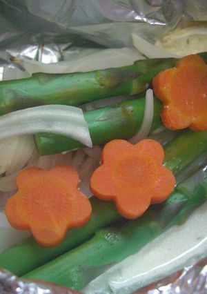 鮭のホイル焼き♪ちょっとフレンチ?-レシピのメイン写真