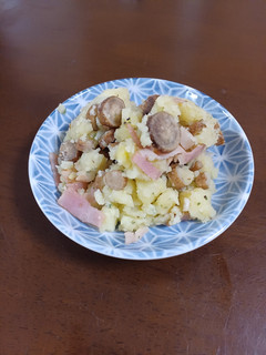 ベーコンとごぼうのポテトサラダ-レシピのメイン写真