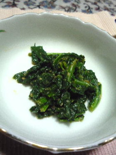 青菜のごま味噌和え-レシピのメイン写真