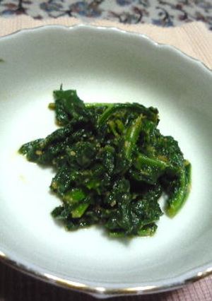 青菜のごま味噌和え-レシピのメイン写真