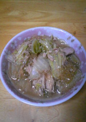 白菜とツナの即席煮-レシピのメイン写真