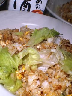 料理のための清酒deしらすレタス炒飯-レシピのメイン写真