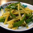 ピーマンのチンジャオロース風な炒め物
