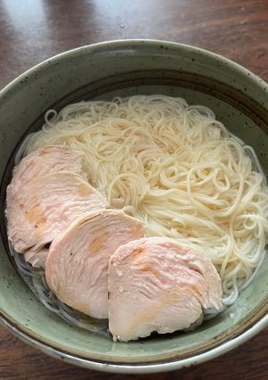さっぱり鶏ガラそうめん-レシピのメイン写真