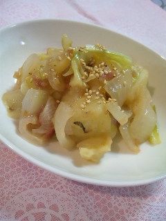 梅バター炒め-レシピのメイン写真