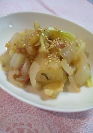 梅バター炒め-レシピのメイン写真