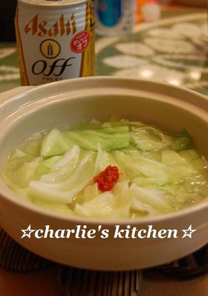 オンリー キャベツ 鍋♪-レシピのメイン写真