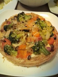 冷凍パイシート☆具たくさんキッシュ♪-レシピのメイン写真