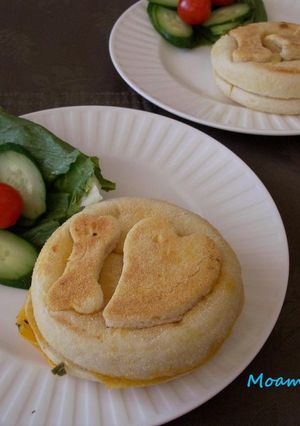 とろ～りホットサンドマフィン-簡単!!--レシピのメイン写真