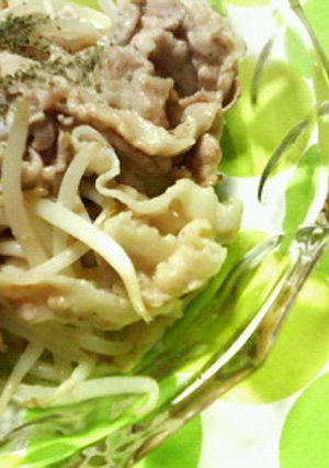 簡単✿豚バラと❀もやしの✿チーズ炒め-レシピのメイン写真