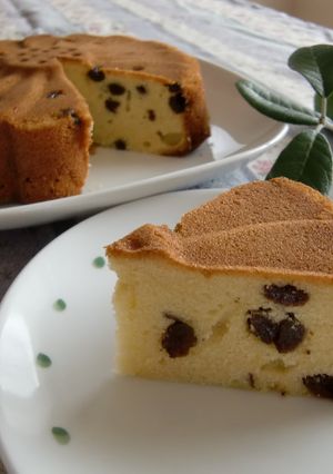 ラムレーズン好きのケーキ-レシピのメイン写真