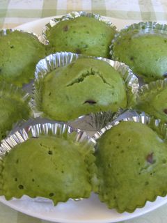 抹茶・あずき 蒸しぱん-レシピのメイン写真