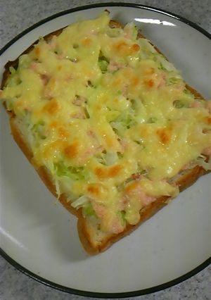 たらマヨ&キャベツチーズトースト-レシピのメイン写真