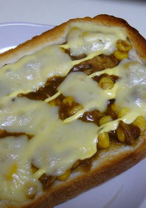 『簡単☆彡カレートースト』-レシピのメイン写真