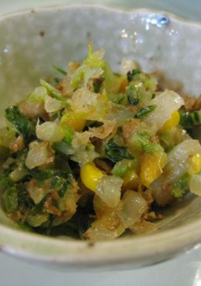 白菜のおかかマヨ炒め-レシピのメイン写真