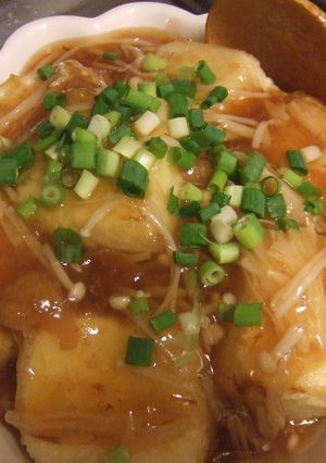 簡単♪揚げだし豆腐 梅鰹風味-レシピのメイン写真