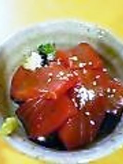 まぐろのヅケ丼-レシピのメイン写真
