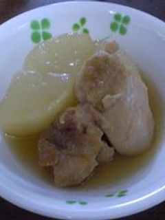 鶏と大根を清酒で炊いたん♪-レシピのメイン写真