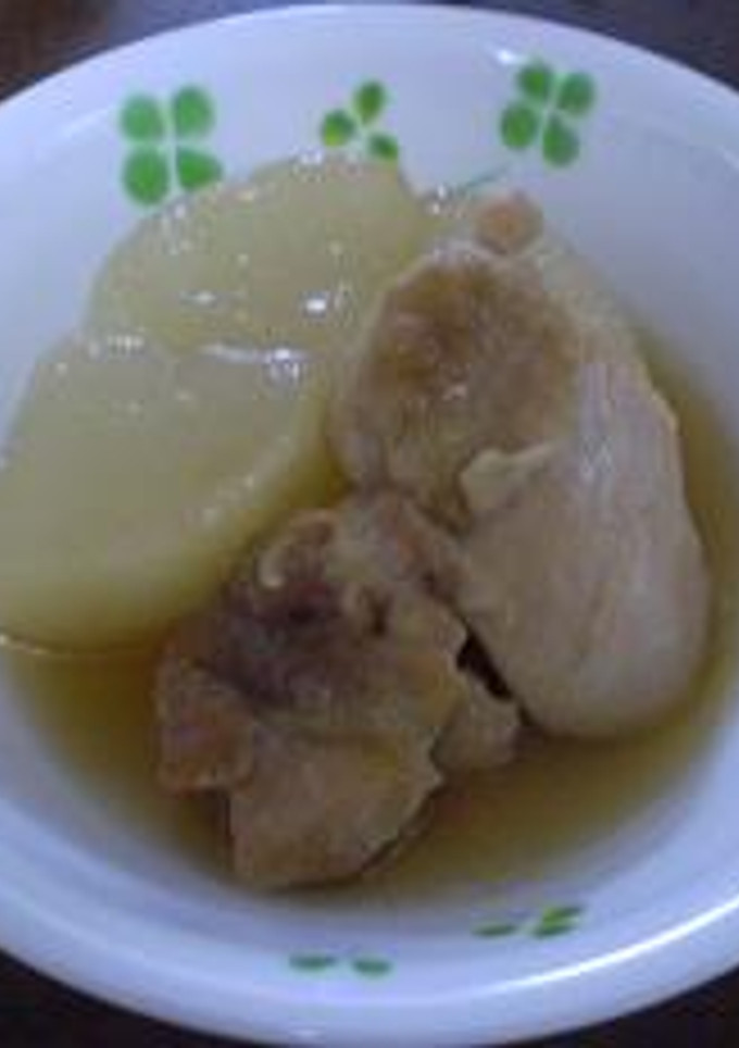 鶏と大根を清酒で炊いたん♪-レシピのメイン写真