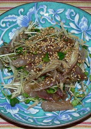 ゴマハマチの香味野菜和え-レシピのメイン写真