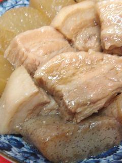 豚バラ肉と大根のオイスター味噌煮込み-レシピのメイン写真