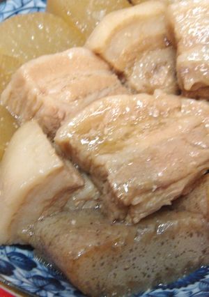 豚バラ肉と大根のオイスター味噌煮込み-レシピのメイン写真