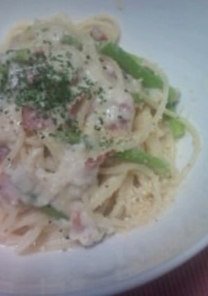 チーズクリームパスタ-レシピのメイン写真