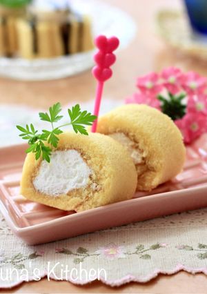 冷んやりひとくちロールちゃん♪-レシピのメイン写真