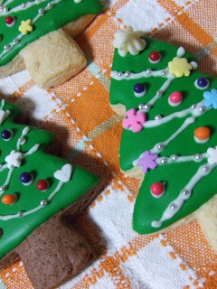 ★クリスマスツリーのアイシングクッキー★-レシピのメイン写真