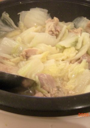 鉄板で焼くとり白菜-レシピのメイン写真