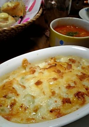 白菜で冬のグラタン-レシピのメイン写真