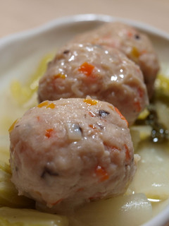 はくさいと鶏だんごのあっさり蒸し煮-レシピのメイン写真