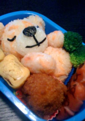 お弁当　クマサンおにぎり-レシピのメイン写真