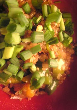 いかなごのくぎ煮とピーマンの胡麻味炒飯-レシピのメイン写真