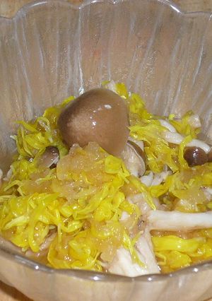 菊の花の酢の物-レシピのメイン写真