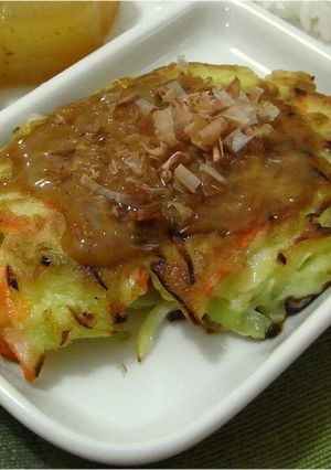 幼児食　野菜たっぷり★ふんわりお好み焼き-レシピのメイン写真