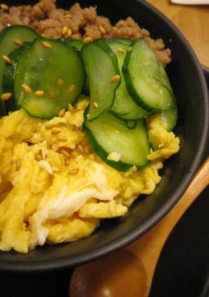 ヘルシー3色丼-レシピのメイン写真