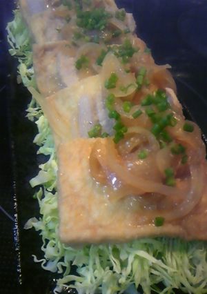 豚肉と油揚げのしょうが焼き-レシピのメイン写真