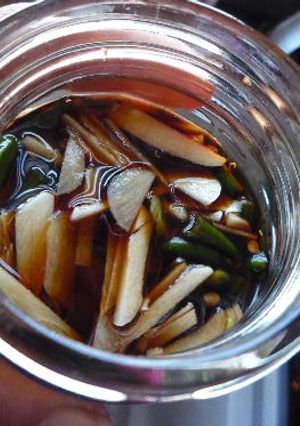 ピリ辛　青唐辛子とにんにくの醤油漬け-レシピのメイン写真