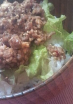 肉みそ豆腐ごはん☆-レシピのメイン写真