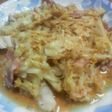 キャベツとベーコンのマスタードポン酢炒め