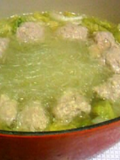 中華風肉団子鍋-レシピのメイン写真
