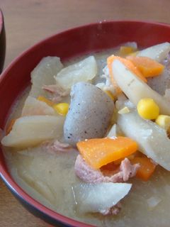 野菜たっぷり☆あったかとん汁-レシピのメイン写真