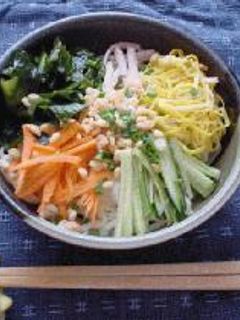 冷やしうどん(ごま風味)-レシピのメイン写真