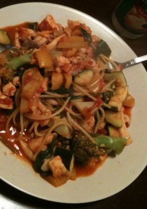 野菜たっぷりパスタ-レシピのメイン写真